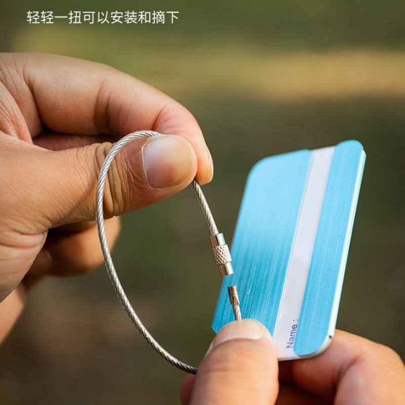 韩国金属行李牌旅行箱吊牌飞机托运防丢识别标签牌