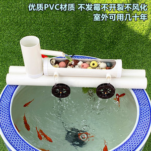 瓷缸过滤器水循环系统静音家用静音流水摆件自动加氧吸便过滤设备