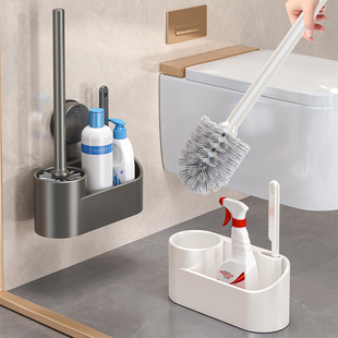 吸盘马桶刷壁挂家用无死角新款厕所刷马桶卫生间置物架专用刷