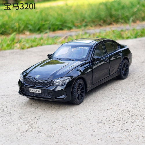 宝马320i合金汽车模型132玩具车