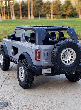 1:24福特烈马合金敞篷吉普车汽车模型仿真金属车模摆件男孩玩具车