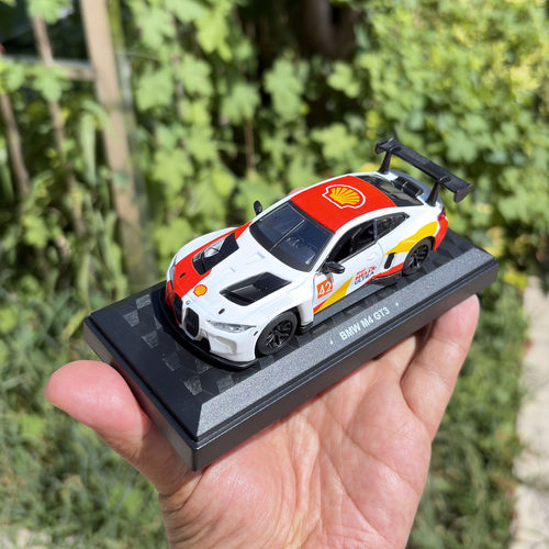 CCA彩珀1:44宝马M4 GT3奥迪宾利合金车模回力开门仿真收藏摆件
