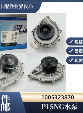 潍柴发动机原厂WP15H冷却水泵总成1005323870适用德龙X5000X6000
