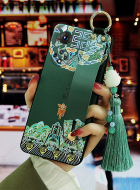 适用于华为nova14手机壳nova14pro腕带nova12硅胶nova7se防摔nova6网红nova5pro个性13斜挎3i挂绳4e中国风女