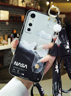 适用vivo s30promini手机壳S30新款S20/S19/S18/S17透明vivox90软壳x80时尚x70薄款x60可调节斜跨绳T2x高颜值