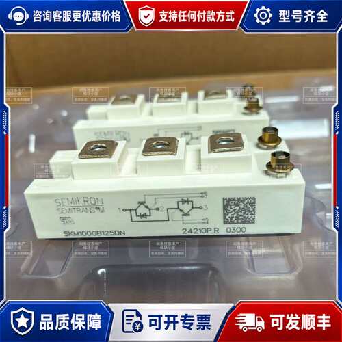 议价变频器专用赛米控西门康SKM100GB125DN原可维修