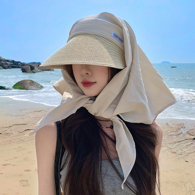 海边度假风草帽女夏户外轻薄遮阳