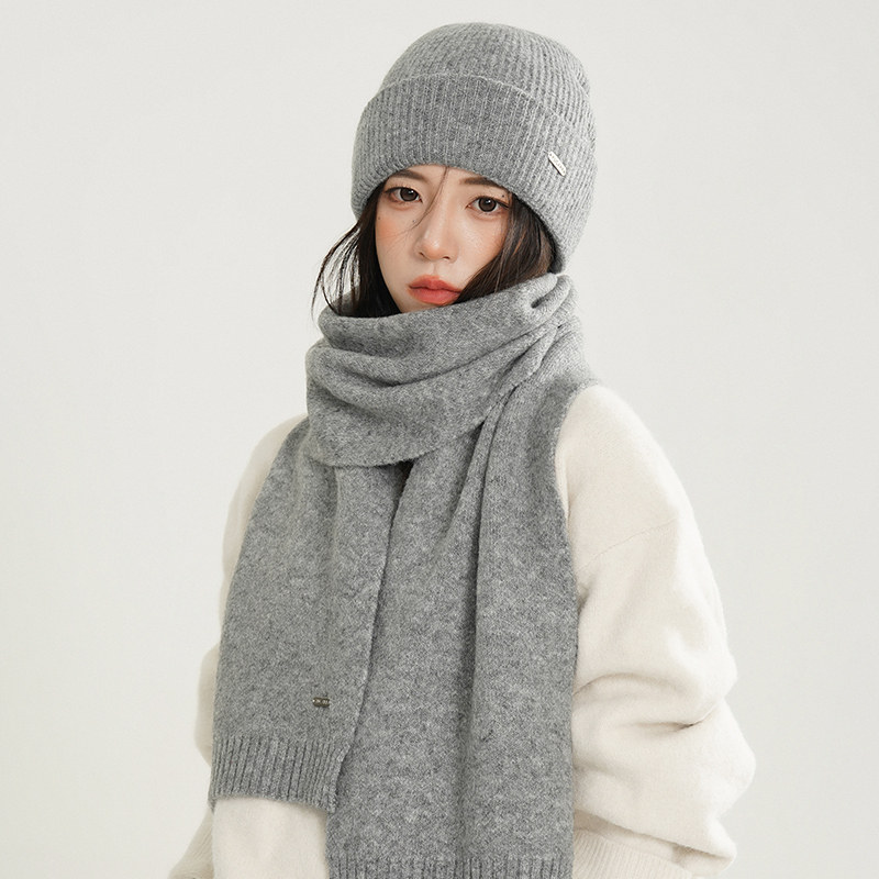 礼盒装帽子围巾手套三件套围脖女士冬季加厚保暖毛线显脸小针织帽,服饰配件/皮带/帽子/围巾,帽子,淘宝优惠券,粉丝福利购,淘宝优惠卷