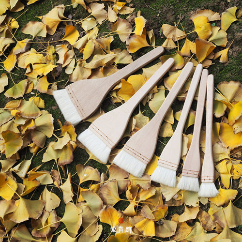 工笔纯羊毫底纹铺色胶矾水板刷