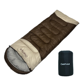 OUSTULE冬季 户外露营野营防水加大可拼接双人可机洗办公午休睡袋