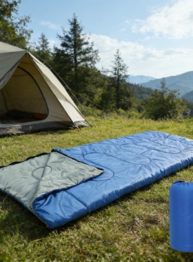 外贸尾单户外蓝色信封空调被迷你学校午休出差值班露营野营睡袋