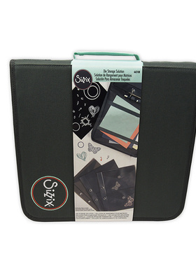 手账收纳磨砂绑带半透明A5A4切割刀模磁性收纳活页包 SIZZIX 包邮