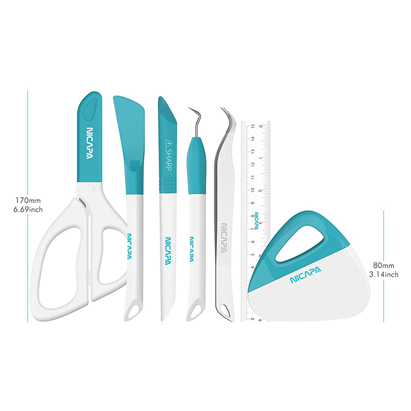 刻刀尺子t手工AP多用IC剪刀刮板工具钩CA配刀抹ric件套清理途七uN