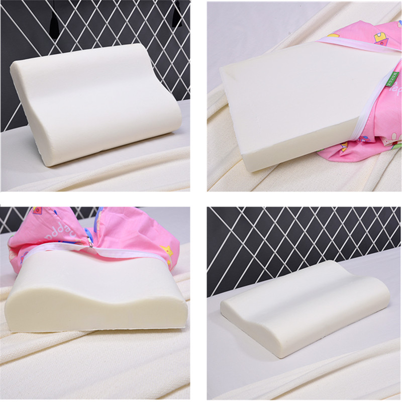 纯棉儿童记忆枕头慢回弹0-3-9岁幼儿园乳胶婴儿护颈四季通用卡通