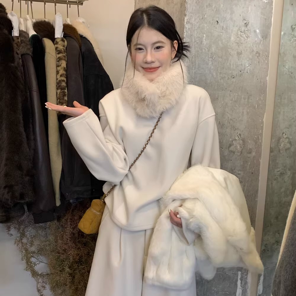 冬日特调~洋气保暖卫衣套装