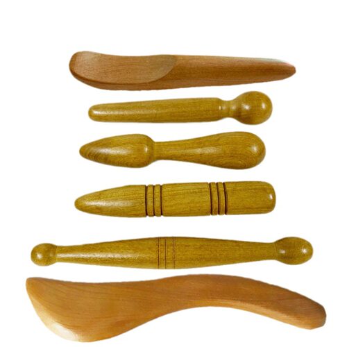 香木圆柱形穴位按压器圆针头部按