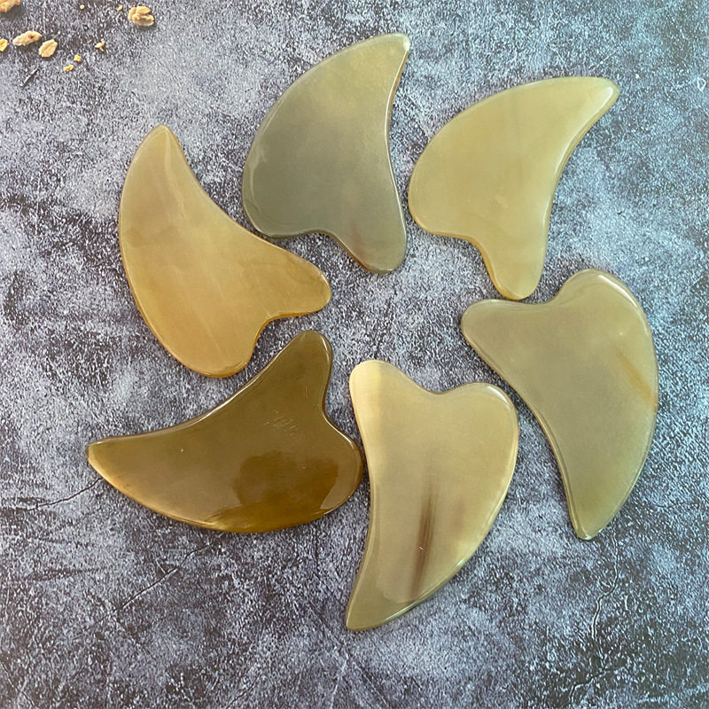 牛角刮痧板方形海豚形心形穴位按