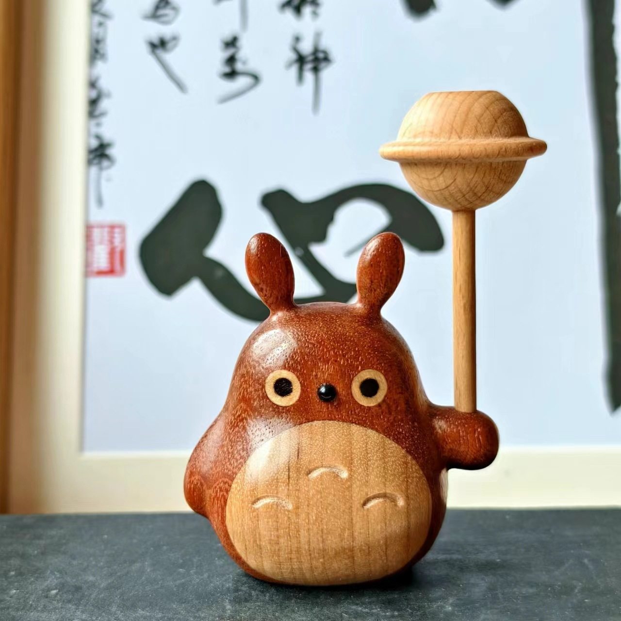 龙猫车载香薰汽车车内饰品摆件高