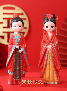 可爱少女心小摆件宫廷好合列生日