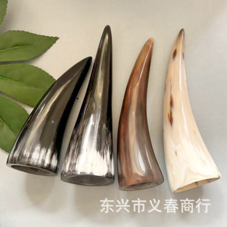 正宗牛角拔火罐实心天然牛角保健