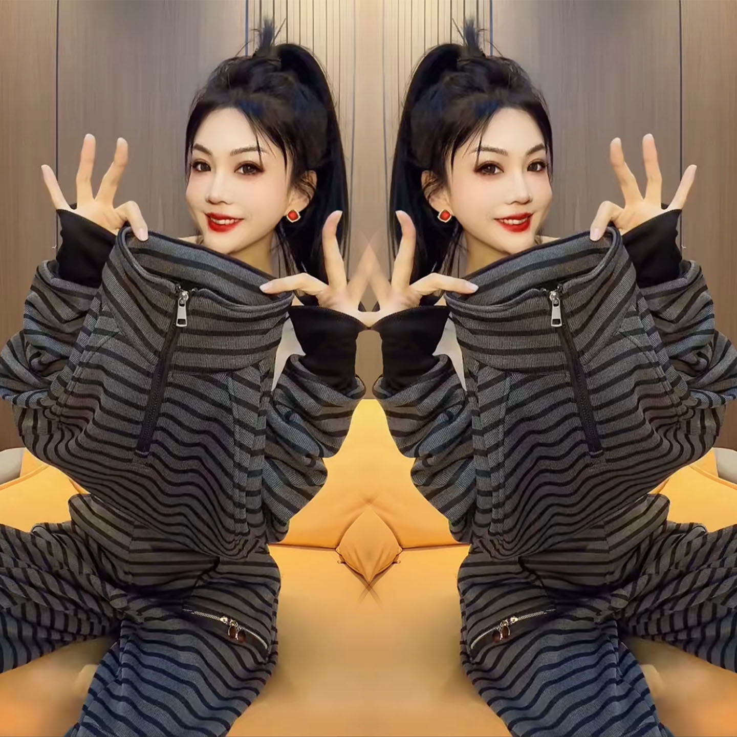 秋冬季宽松百搭减龄高级感两件套