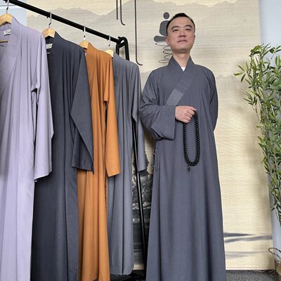 了尘牌僧服夏季大褂男女师父同款