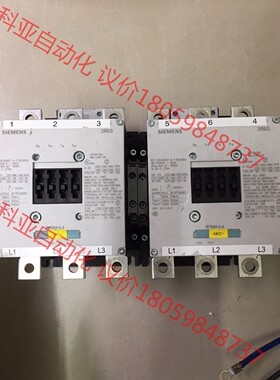 西门子交流接触器 3RT5064-6AF36拆柜，接触点好。