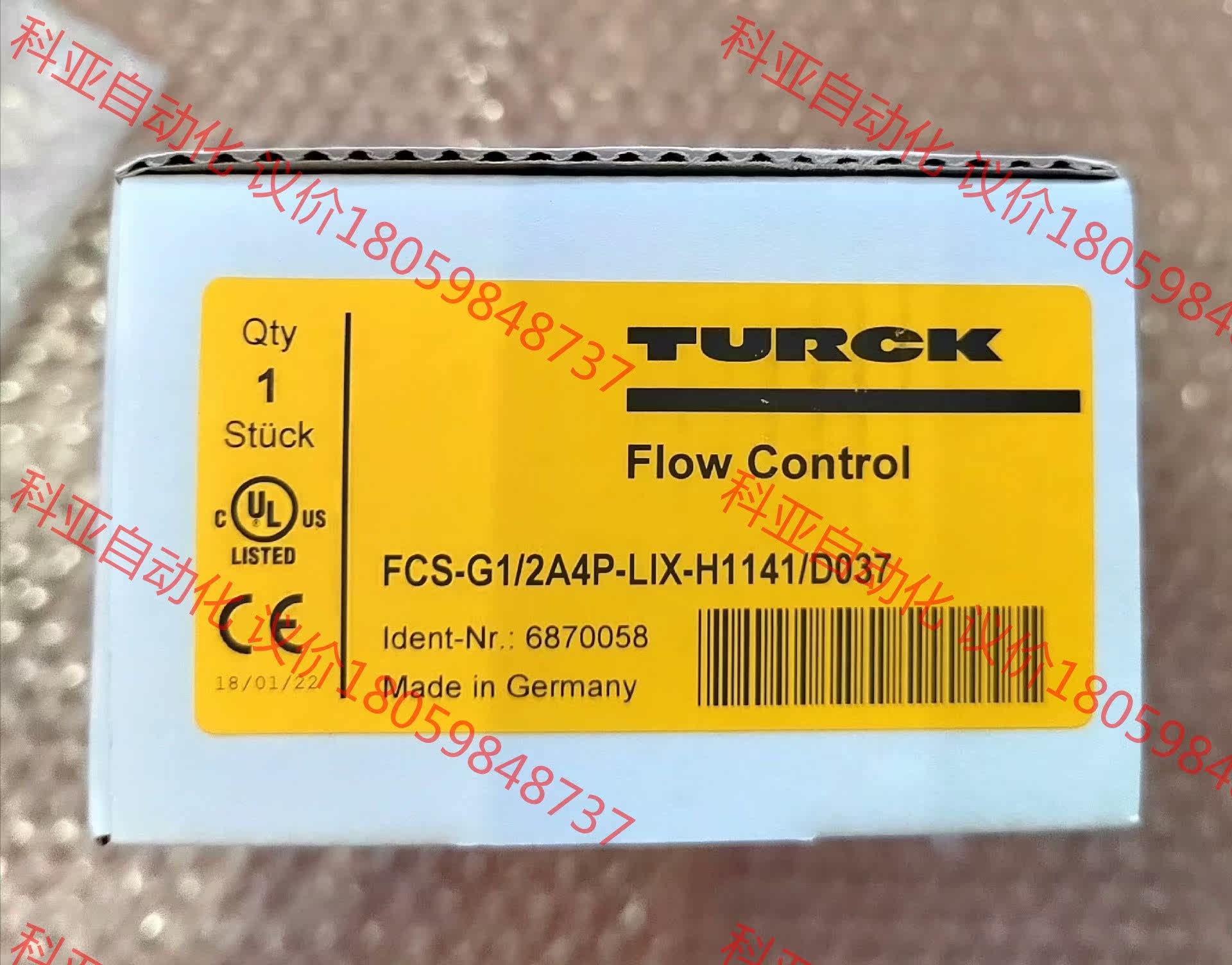 TURCK图尔克流量监控器 FCS-G1/2A4P-LIX-
