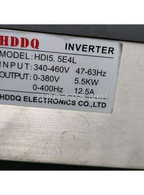 Hddq 5.5kw变频器 HDI5.5E4L.功能正常，（议价）