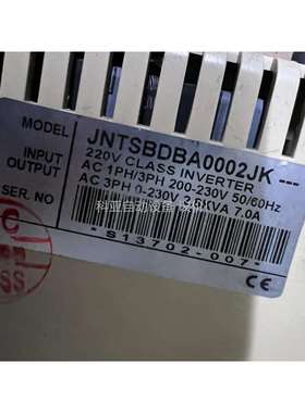 TECO东7200CX系列变频，JNTSBDBA0002J（议价）
