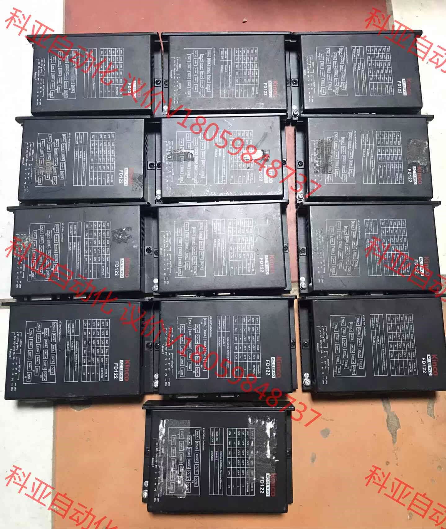 步科伺服驱动器FD122：FD122-CA-000  6台