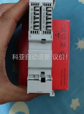 倍福EL6731 2020年的，成色很新，只是背面卡扣缺失(议价)
