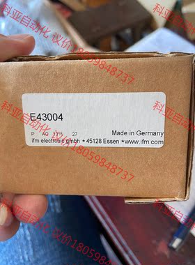 易福门液位开关附件E43004、全新未使用、现货多个