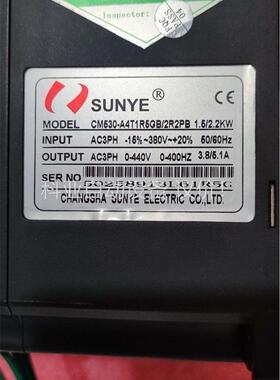 拆机日业变频器 CM530-A4T1R5GB/2R2PB(议价)