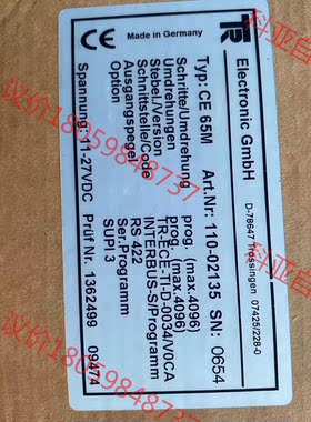 TR蒂尔编码器CE65M 110-01570 全新原装正品，