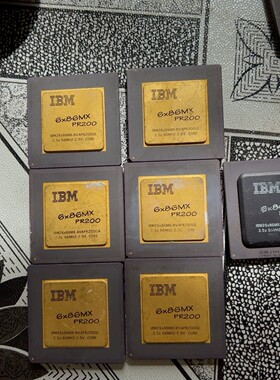 IBM 6X86MX PR200 CPU 实物拍摄