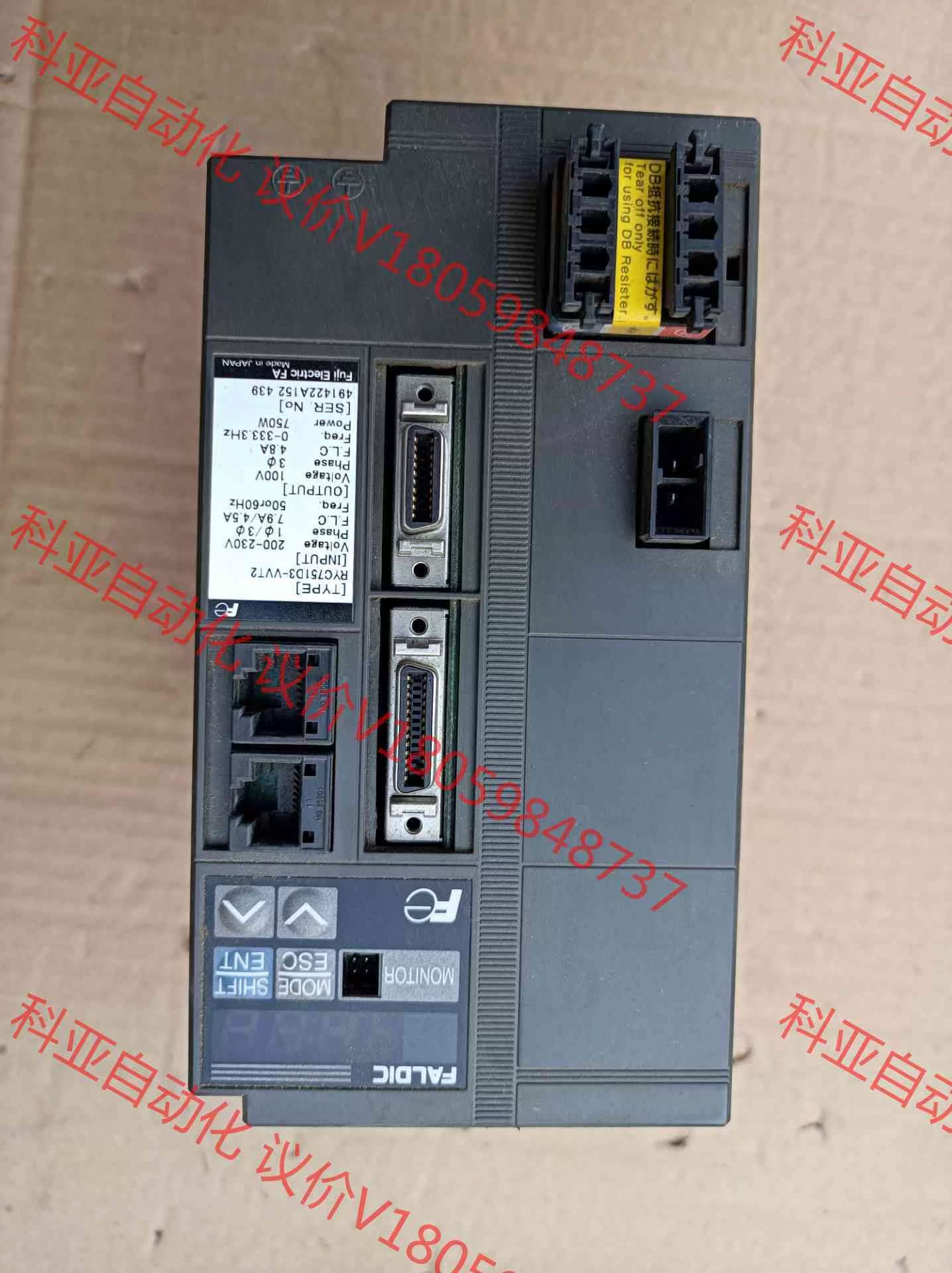 RYC751D3-VVT2 FUJI富士伺服驱动器 数量1台