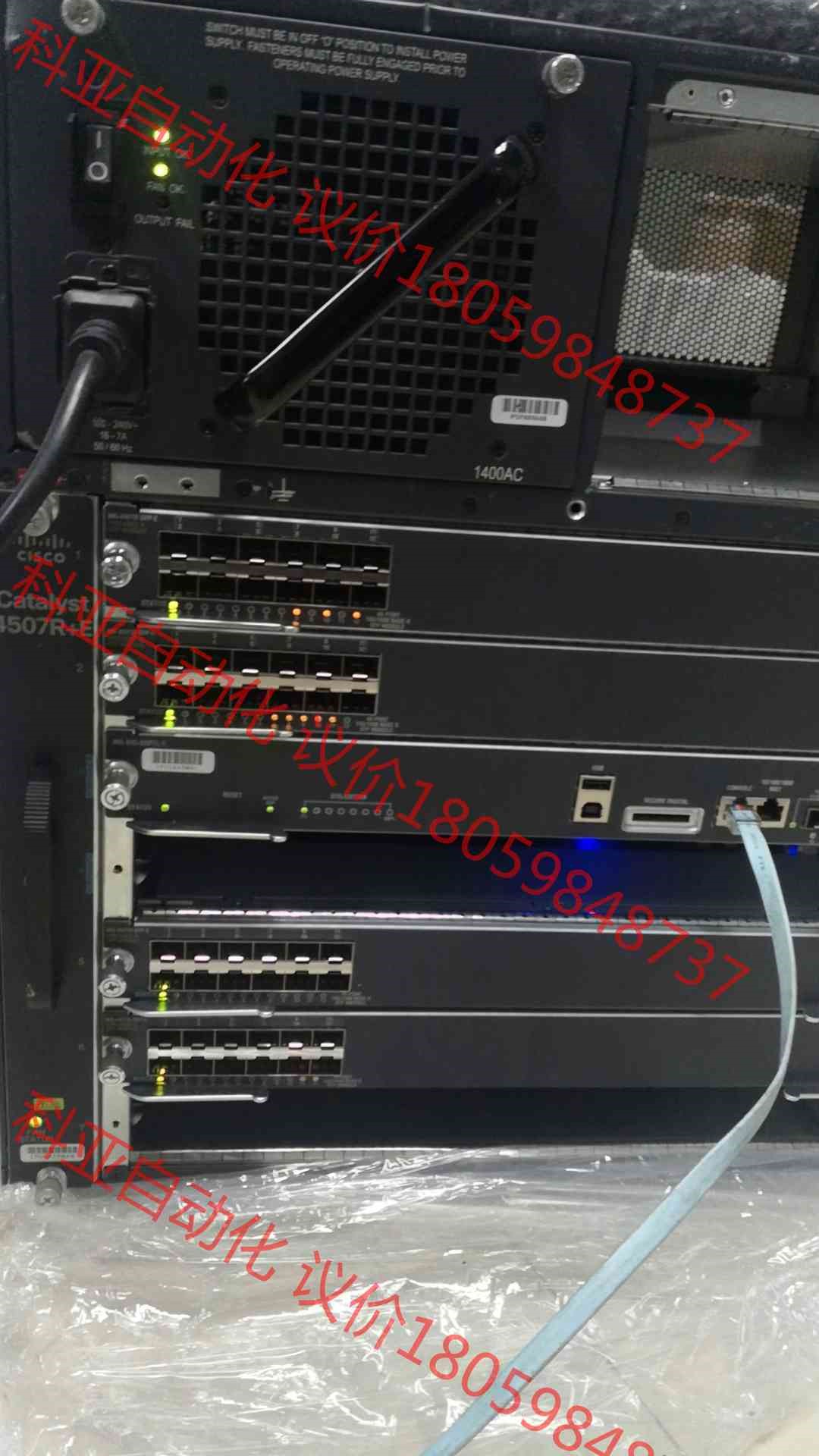 思科WS-C4507R+E机箱，，可另配电源1400W，测试