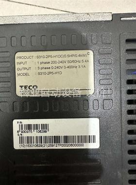 东S310 0.4KW变频器S310-2P5-H1D(议价)