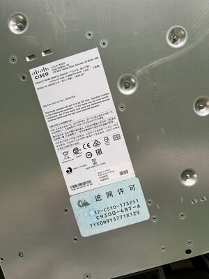 Cisco思科C9300-48T-A原装机房下架设备