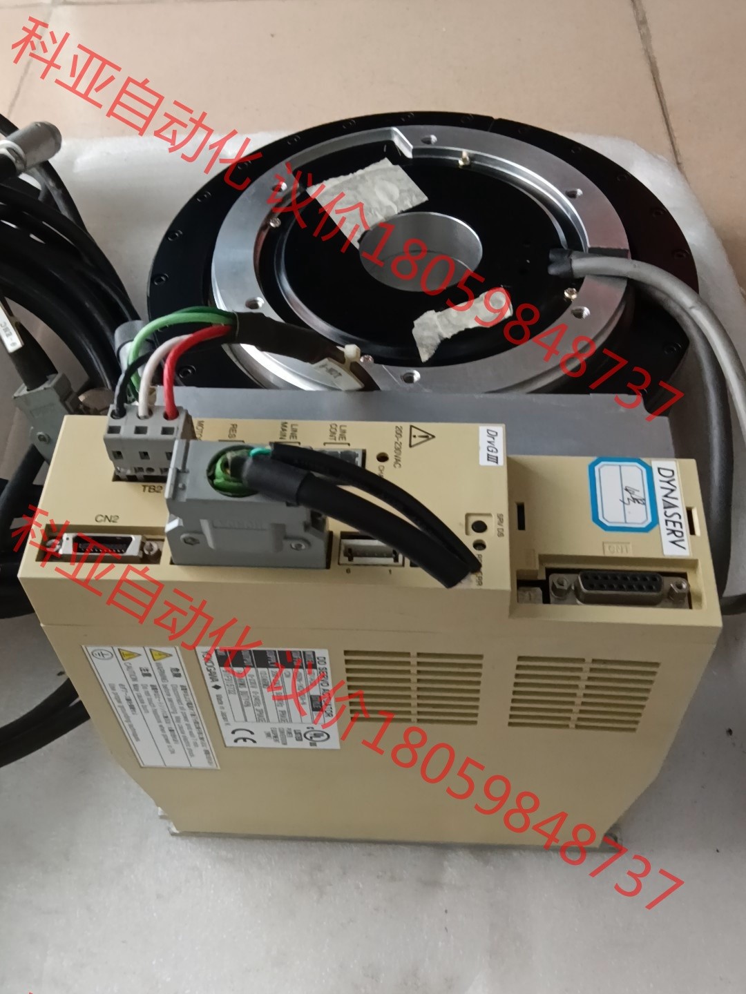 日本横河，DD马达，驱动器:UD1AG3，马达:DM1A一0