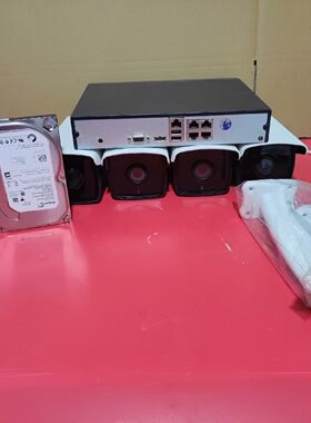 出拆机的海康300w poe摄像头一套