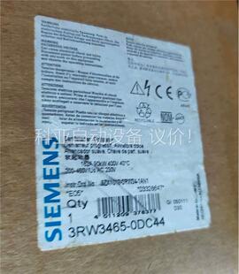 议价 包邮 0DC44正品 3RW3465