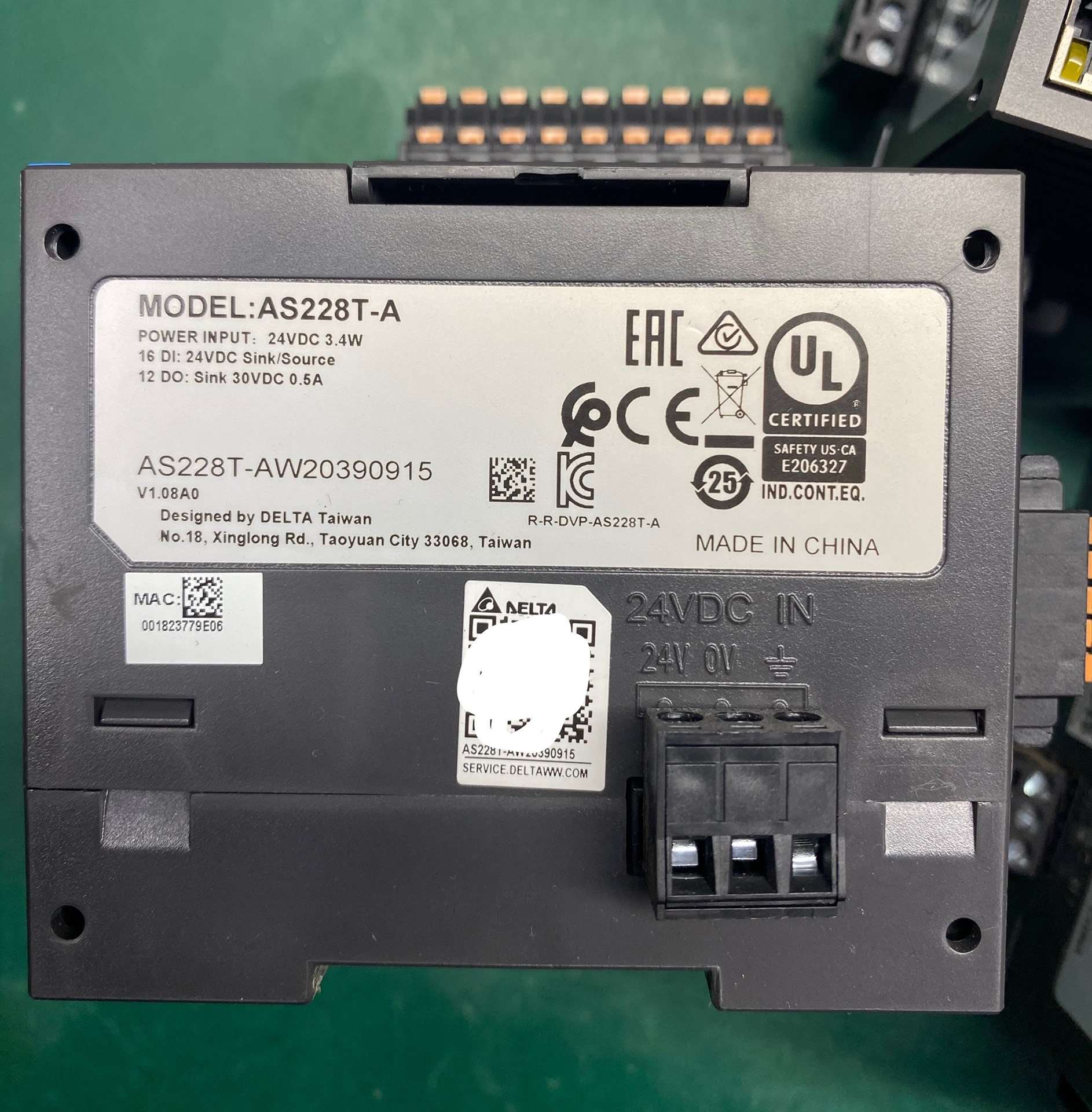 台达主机AS228T-A,4个,两台少一个插排端子,功能(议价)