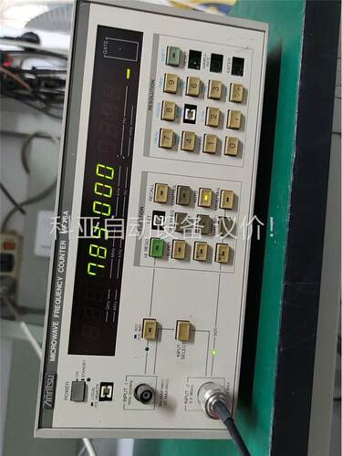 日本安利微波频率计，mf76a，10hz-18ghz。面板按(议价)