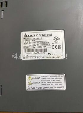 台达驱动器一套ASD-B2-1521-B 1.5KW拆机一(议价)