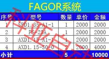 FAGOR SPD1.35-A1-1 PS-25A AXD1