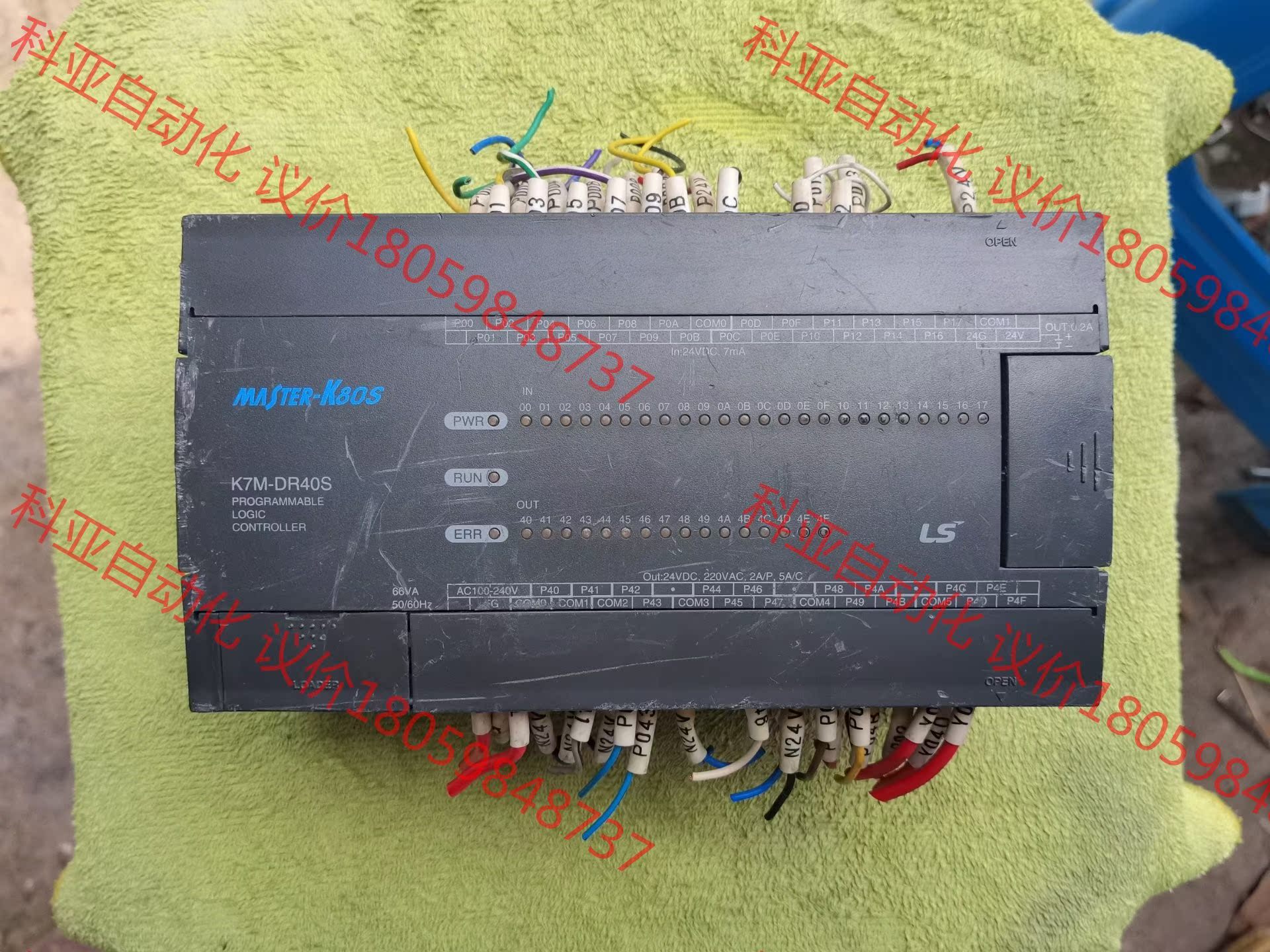 拆机  韩国 LG LS模块 K7M-DR40S PLC控制