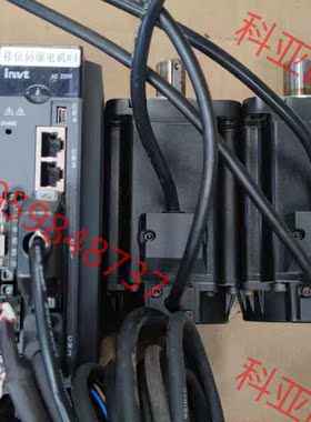 英威腾伺服电机750w2套几乎全新DA180-S4R5SG0