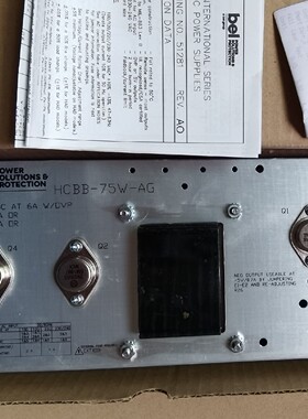 bel/线性电源模块HCBB-75W-AG，保全新原装正品。